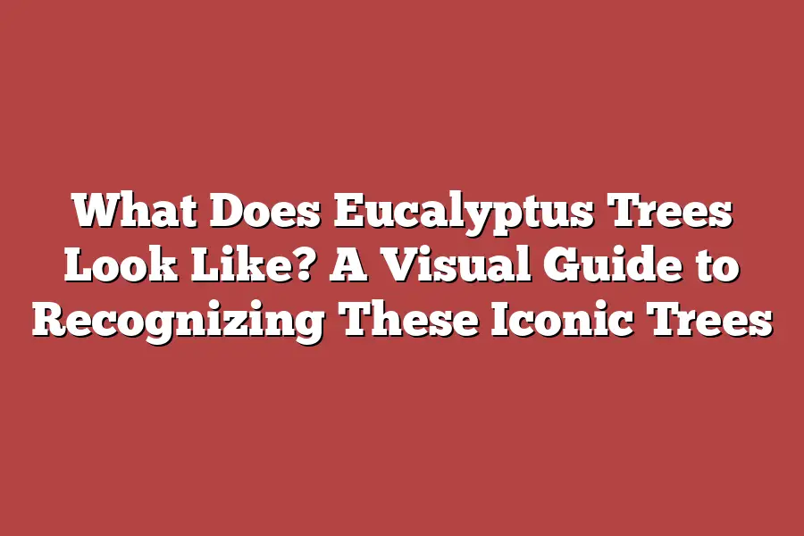What Does Eucalyptus Trees Look Like? A Visual Guide to Recognizing These Iconic Trees